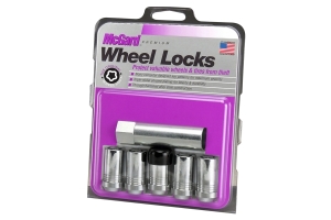 McGard 14x1.5 Tuner Cone Wheel Locks, Chrome 5 pieces