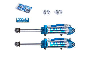 King Shocks 2.5 OEM Performance Series Rear Shocks w/Piggy Back Reservoir 0-2in Lift - JK