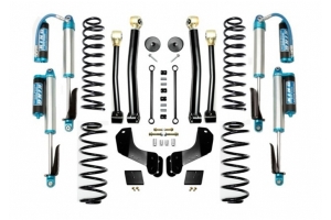 Evo Manufacturing 2.5in Enforcer OVERLAND Stage 3 Lift Kit w/ Comp Adjuster Shocks - JL 