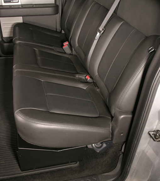 Tuffy Security Under Rear Seat Lockbox w/o Subwoofer - 2009-14 Ford F150 Crew Cab 