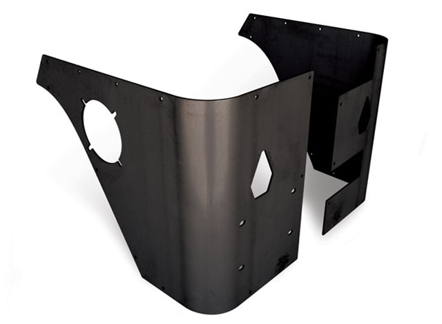 Poison Spyder Trail Corners Black - TJ