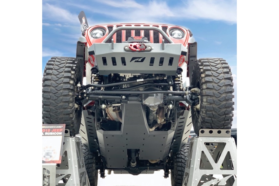 Motobilt Skid Plate System - Bare Steel -  JL 4Dr 2018-20 3.6L