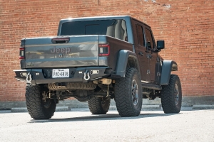 Road Armor Identity Rear Bumper, Texture Black - TJ