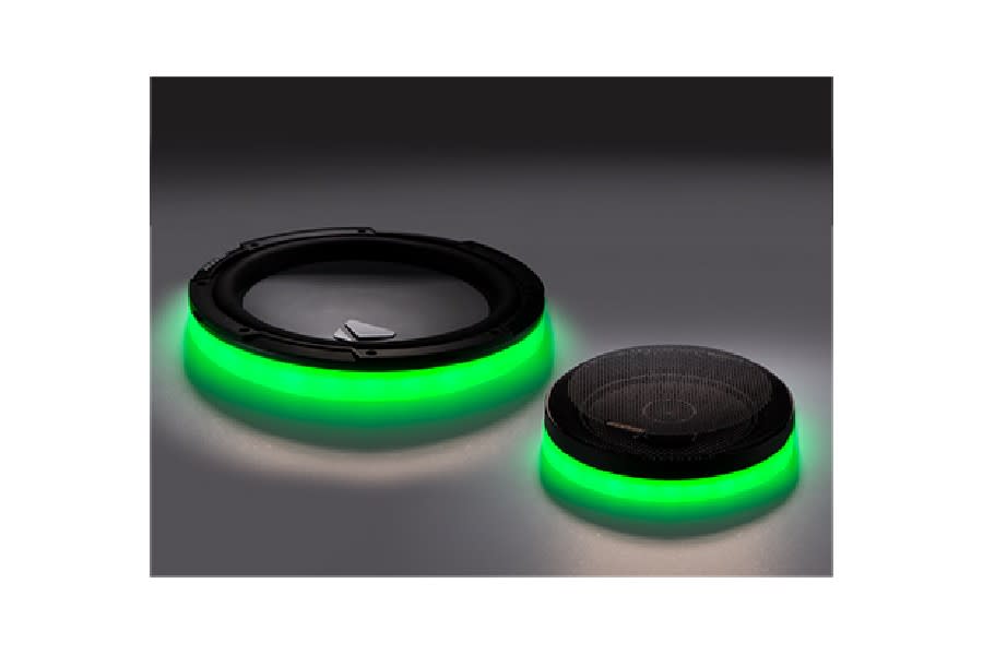 Kicker 6.5in Weather Proof LED Lighted Speaker Rings - Pair 