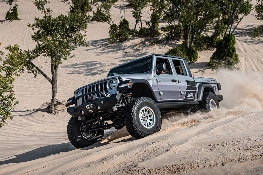 JKS J-Krawl 3-3.5in Lift Kit w/ Fox 3.0 Factory Race Series Shocks (Flex End) - JT