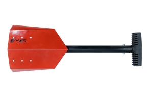 DMOS Compact Delta Shovel Steel - Powder Coat Red