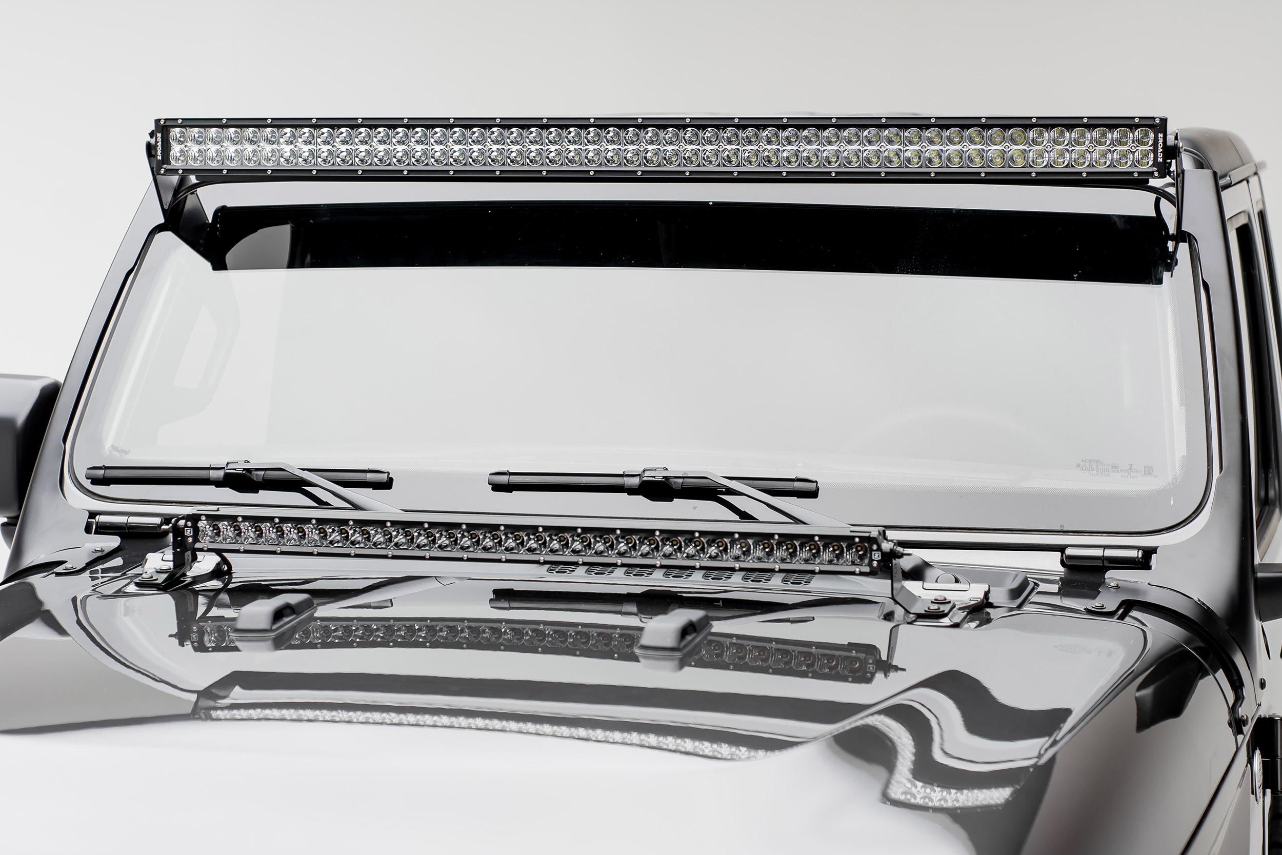 ZROADZ A Pillar Roof Level Mount 52in Straight LED Light Bar  - JT/JL