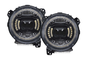 Diode Dynamics Elite Max LED 9in Headlights - Pair - JT/JL 
