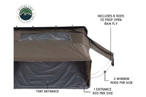 Overland Vehicle Systems  2 Person Bushveld II Hard Shell Roof Top Tent 