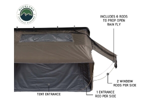 Overland Vehicle Systems Bushveld II Hard Shell Roof Top Tent - 2 Person