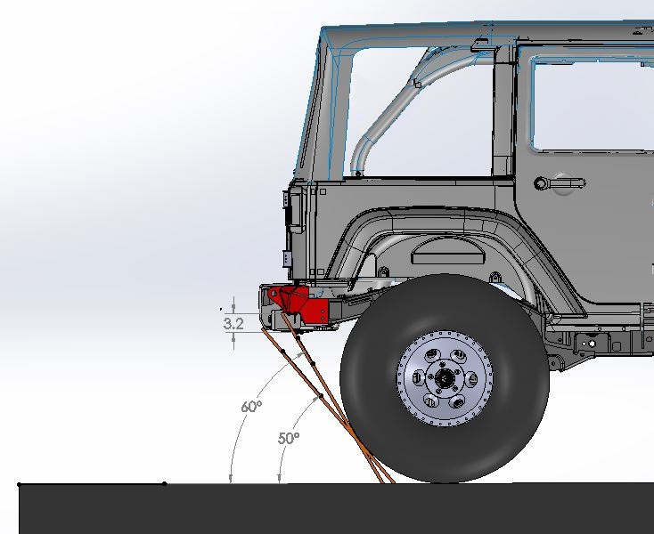EVO MANUFACTURING HnT (High And Tight) Rear Bumper - JK