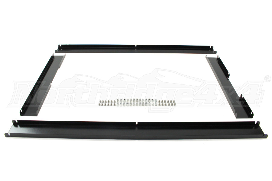 Jeep JK Teraflex Rear Utility Cargo Rack Side Panel Kit Jeep Unlimited Rubicon 2007 2018 4820010 Northridge4x4