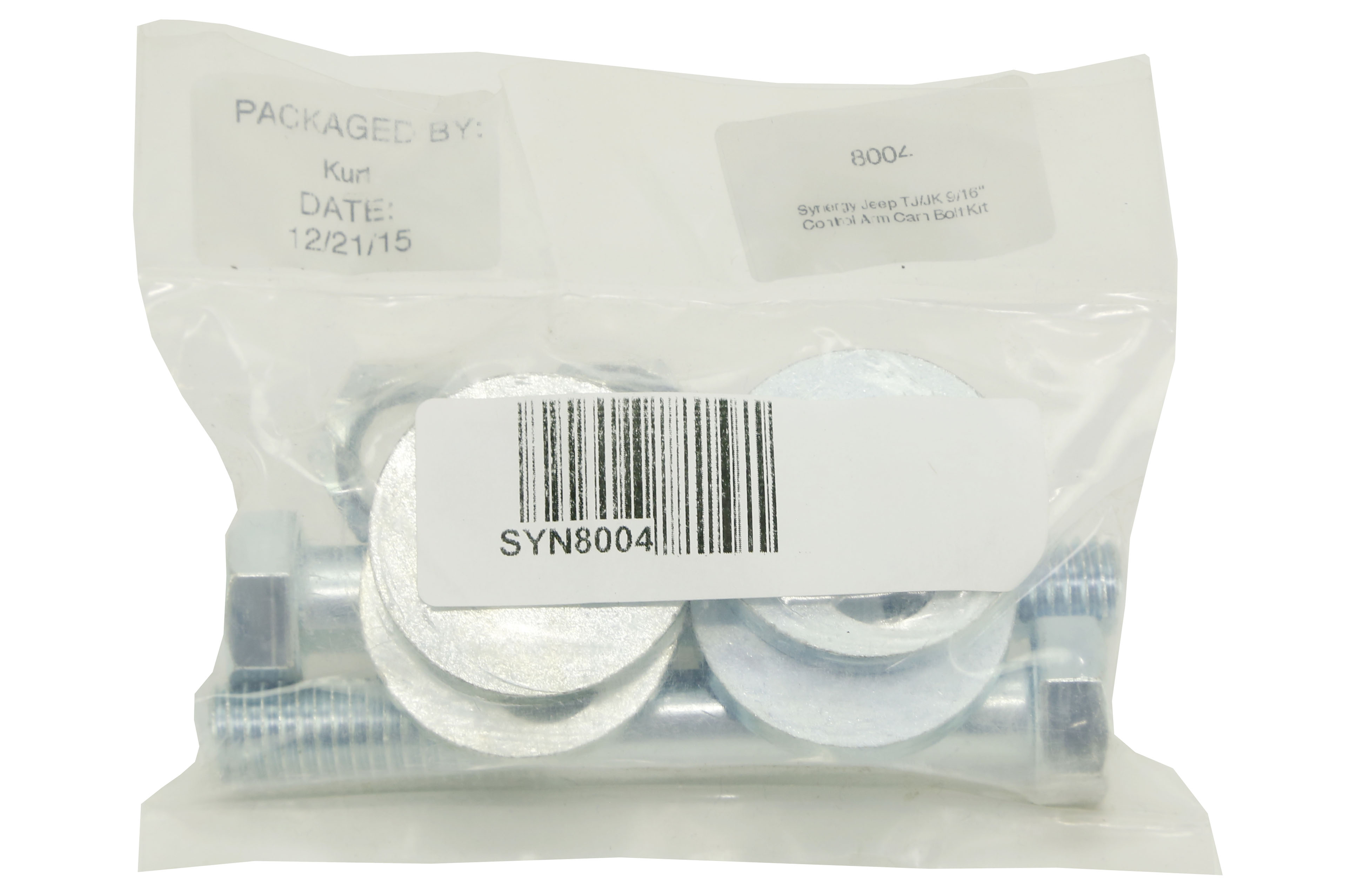 Synergy Manufacturing Lower Control Arm Cam Bolt Kit - JK