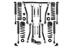 Rock Krawler 4.5in Adventure X No Limits Mid Arm Lift Kit - Stage 1 Shocks - JL 4dr