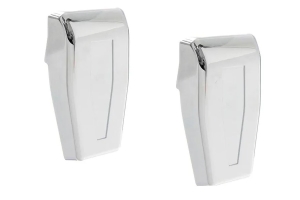 Putco Upper Rear Window Hinge Covers, Chrome - JK