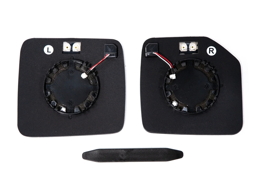 Outside Line Motoring Wide Angle Mirrors w/ Defrost and BSM - Chrome - Bronco 2021+