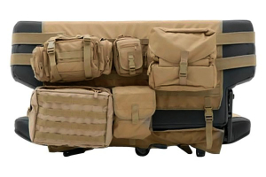 Smittybilt G.E.A.R. Rear Cargo Seat Cover Coyote Tan - TJ/LJ/YJ/CJ