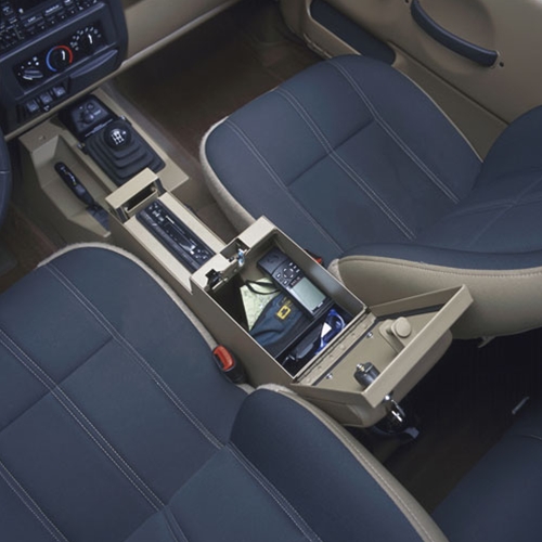 Tuffy Security Deluxe Stereo Center Console - Black - LJ/TJ
