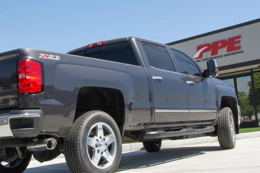PPE 304 Stainless Steel Four Inch Performance Exhaust Upgrade - Polished