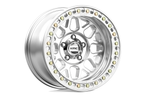 KMC Wheels KM235 Grenade Crawl Beadlock Wheel, 20x10 8x6.5 - Machined (-48mm)