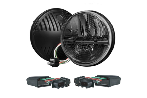 Rigid Industries 7in Round LED Heated Headlight Kit - JK