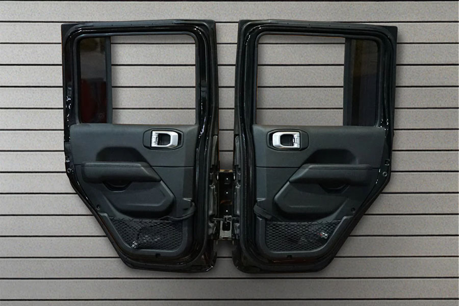 Motobilt Door Wall Mount, Raw Steel - JK/JL/JT