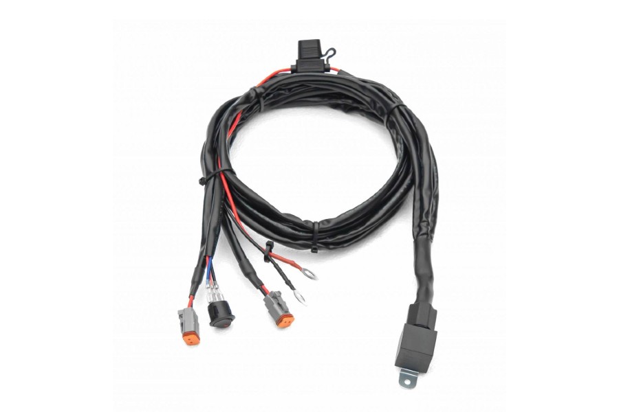 ZROADZ 3-inch LED Light Pod Kit, G2 Series, Bright White, Flood Beam, 2 Piece With Wiring Harness
