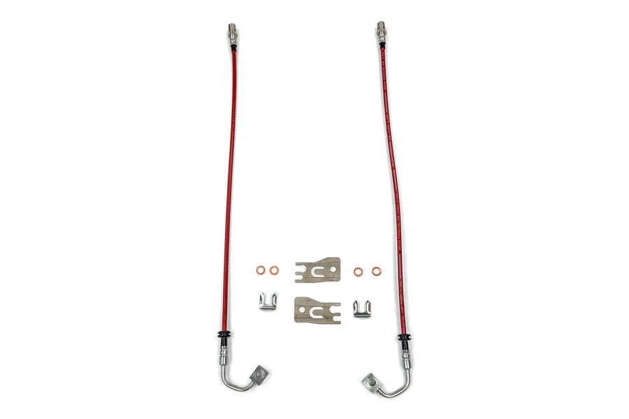 Clayton Off Road Rear Brake Lines 24in - Jeep Unlimited Rubicon 2021 ...