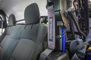 Spiderwebshade SeatBelt Silencers Grey - JL 2dr