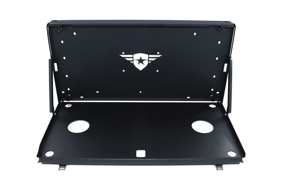 Combat Off Road Chow Hall Tailgate Table w/ Food Grade Cutting Board - JK/JL