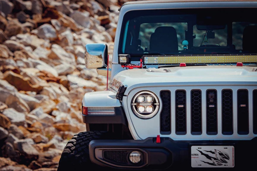 AlphaRex NOVA-Series LED Alpha-Black Projector Headlights  - JT/JL