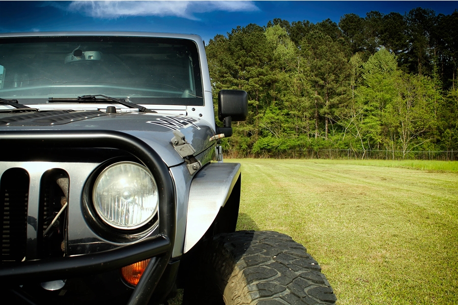 Motobilt Crusher 4in Front Fender Flares - Bare - JK   