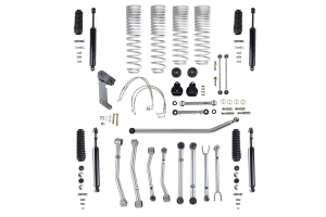 Rubicon Express Progressive Coil Super Flex Lift Kit 3.5in w/Twin Tube Shocks - JK 4DR