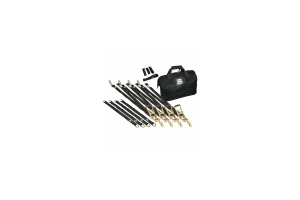 Bulldog Winch 13pc Ratcheting Tie-Down Strap Set
