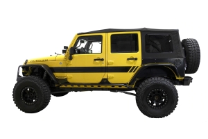 King 4WD Premium Replacement Soft Top with Tinted Windows - Black Diamond - JK 4dr 2010+