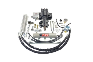 PSC Cylinder Assist Steering Kit for Aftermarket Front Axle 6.75in Lock-to-Lock 1.75in Tie Rod - JL 392 Only 2021+