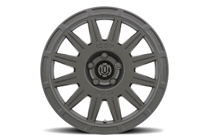 Icon Vehicle Dynamics Ricochet Wheel, 17x8 5x4.25 - Satin Black - Bronco Sport 2021+