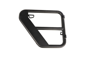 Rugged Ridge Rear Fortis Tube Doors, Black  - JK 4Dr