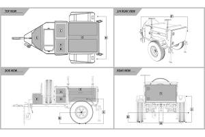 Smittybilt SCOUT Trailer Kit