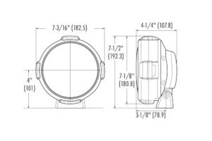 PIAA LP570 LED White Long Range Driving Beam Kit