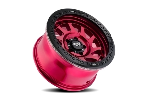 Dirty Life 9313 Enigma Race Beadlock Wheel 17x9 5x5 38mm Offset Candy Red - JT/JL/JK