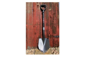 Krazy Beaver Shovel Silver Vein Head with Black Handle