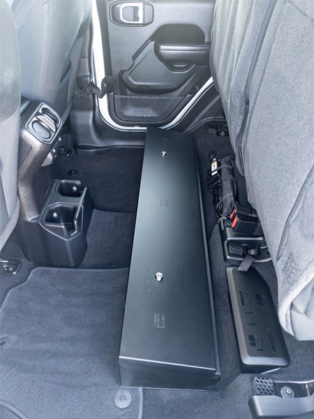 Tuffy Security  Rear Underseat Lockbox - Black - JT 2020-2023