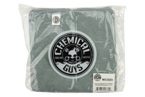 Chemical Guys Workhorse Professional Grade Microfiber Towel Grey - 3 Pack