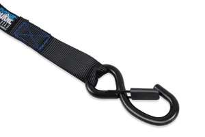 Borne Off-Road Medium Duty Ratchet Tie Down Kit 4 Pack, Black