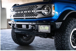 DV8 Offroad Factory Front Bumper License Relocation Bracket | Side - Bronco 2021+