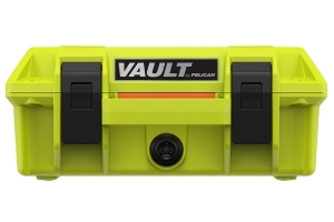 Pelican V100C Vault Small Equipment Case w/ Foam Insert - Bright Green