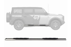 Go Rhino 5in 1000 Series Side Step Kit - Polished - Bronco 2021+ 4dr