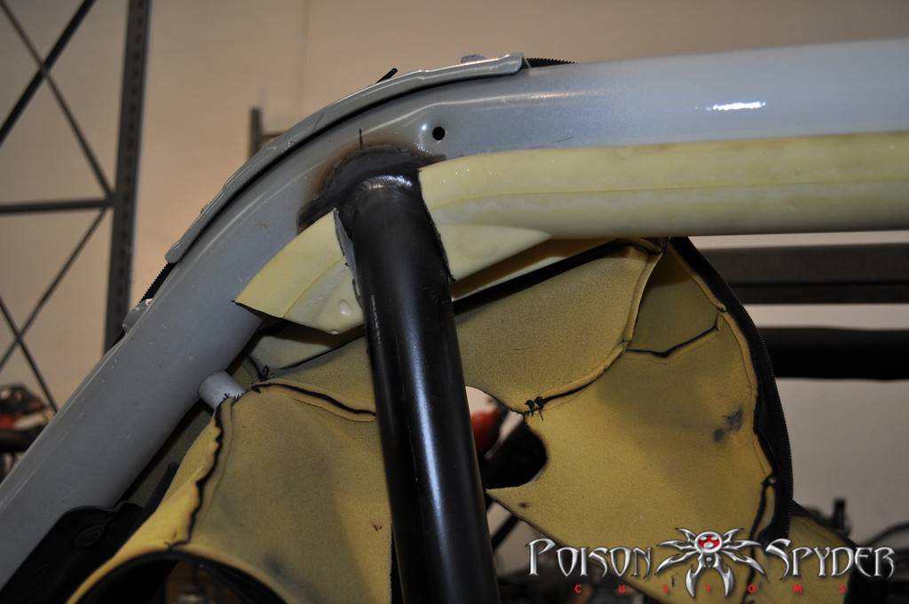 Poison Spyder C-Pillar Trail Cage Kit Bare Steel - JK 4dr