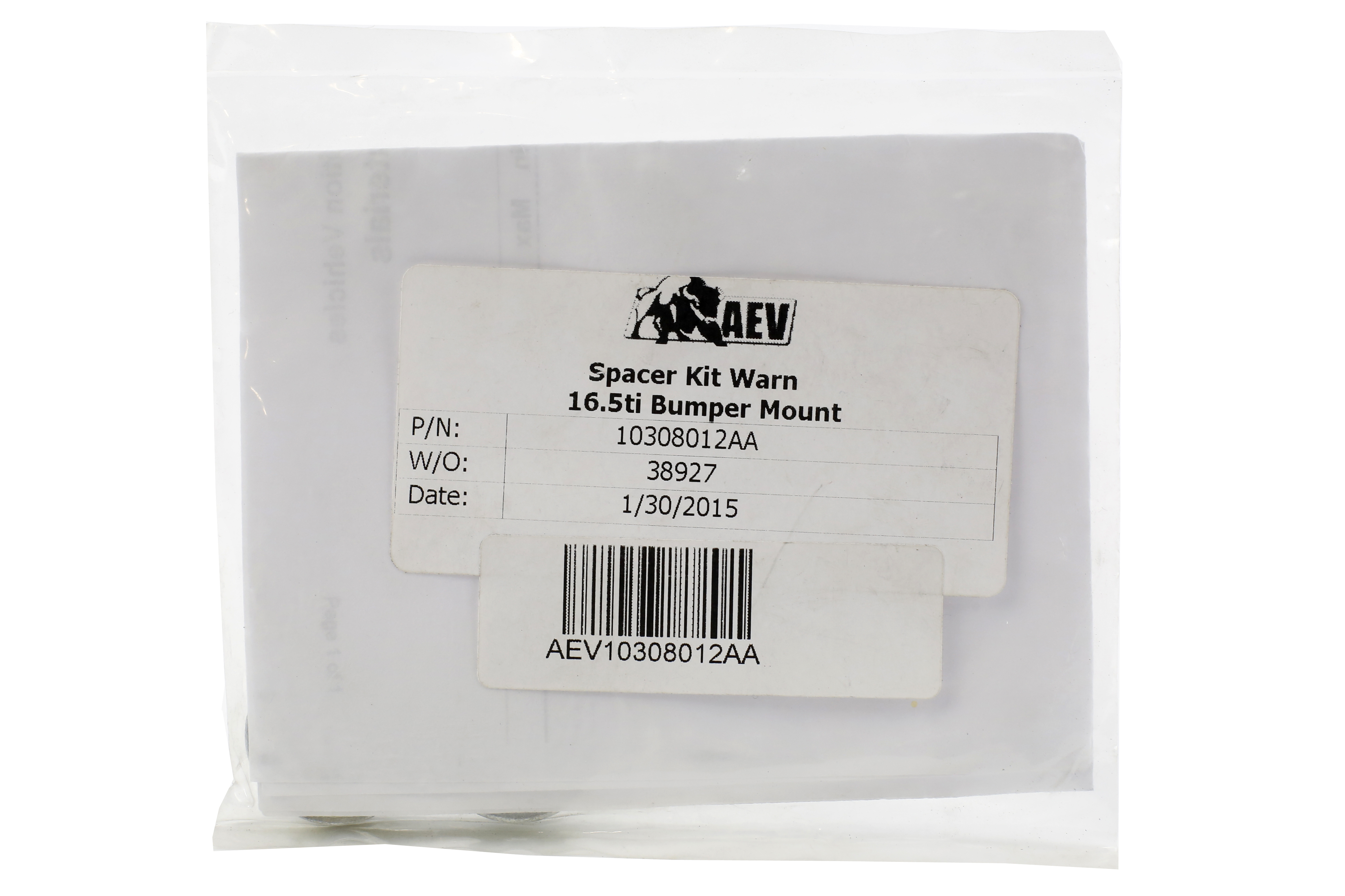 AEV Warn 16.5 Winch Mounting Kit
